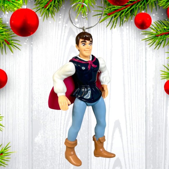Snow White Prince Charming 3.75" ONE OF A KIND Christmas Tree Ornament - Picture 2 of 3